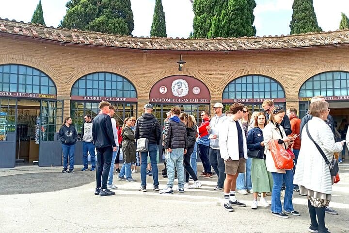 Appian Way Catacombs Guided Tour from the Colosseum — Golf Cart Shuttle & Skip‑the‑Line photo 6