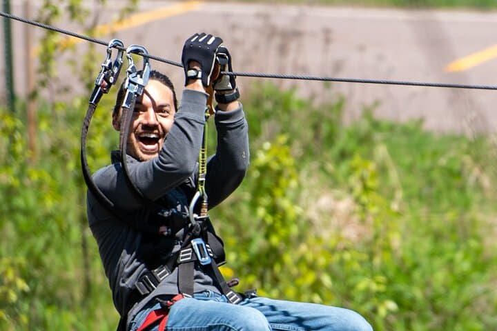 Zipline and Climb Overlooking Lake Superior — North Shore Forest Adventure photo 2