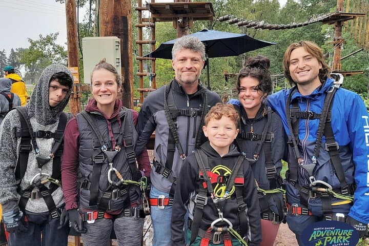 Zipline and Climb Overlooking Lake Superior — North Shore Forest Adventure photo 5