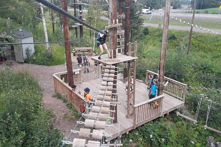 Zipline and Climb Overlooking Lake Superior — North Shore Forest Adventure photo 6