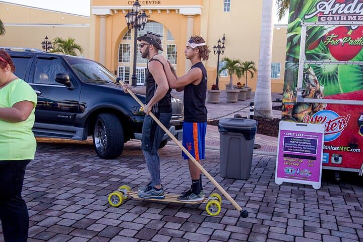 Land Paddling DonkBoard: Full-Body SUP Experience on Pavement photo 3