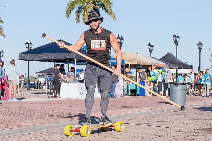 Land Paddling DonkBoard: Full-Body SUP Experience on Pavement photo 4