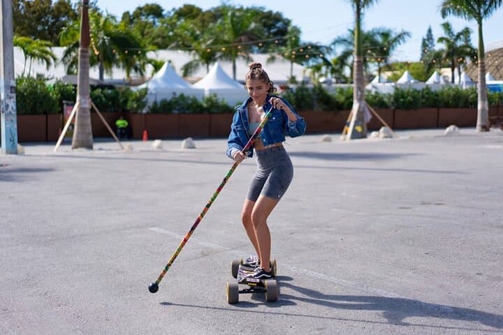 Land Paddling DonkBoard: Full-Body SUP Experience on Pavement photo 5