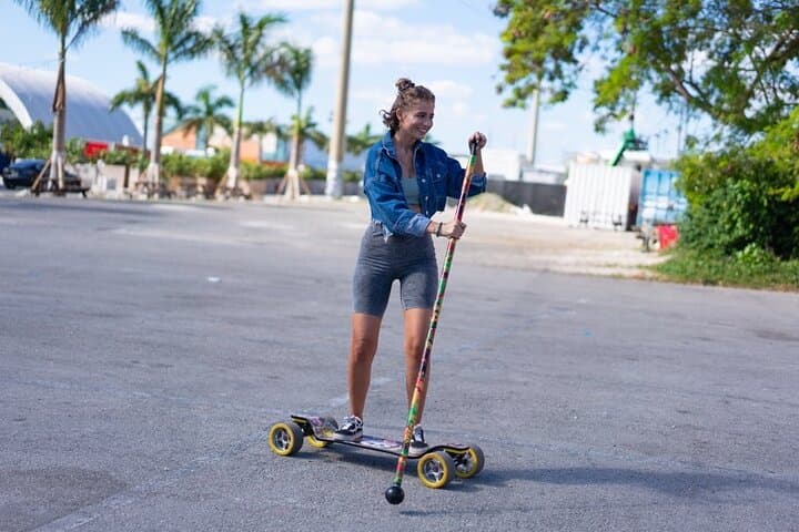Land Paddling DonkBoard: Full-Body SUP Experience on Pavement photo 6