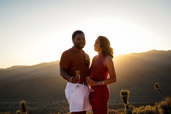 Candlelit Mountain Picnic Near Las Vegas: Romantic Overlook Date Night photo 2