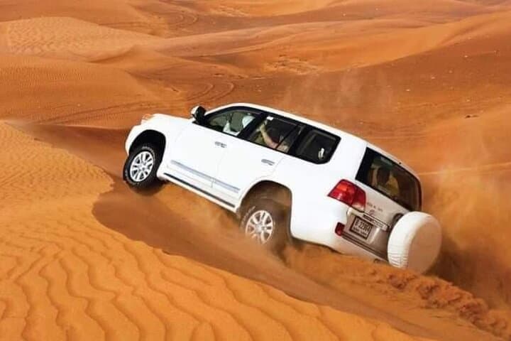 Abu Dhabi Private Morning Desert Safari: Family-Friendly Dune Bashing & Camel Rides photo 2