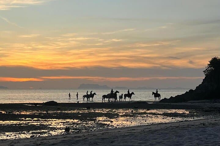 Sunset Horseback Ride on Nai Yang Beach, Phuket — Evening Beach Equestrian Tour photo 3