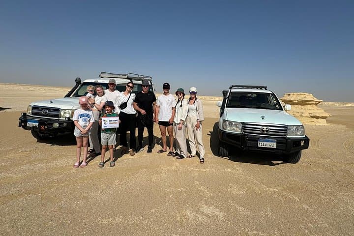 Desert Safari from Cairo: 4x4 Dune Bashing, Sandboarding & Camel Ride to Wadi El Rayan photo 1