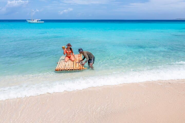 Bamboo Raft Photoshoot in Curaçao — Float, Sip & Capture Island Portraits photo 6
