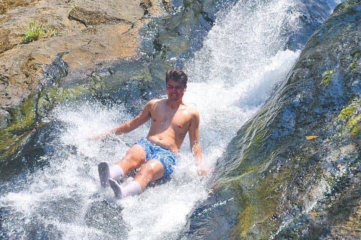 Luquillo Rainforest Waterslide & River Pool Adventure — Beach Day in Puerto Rico