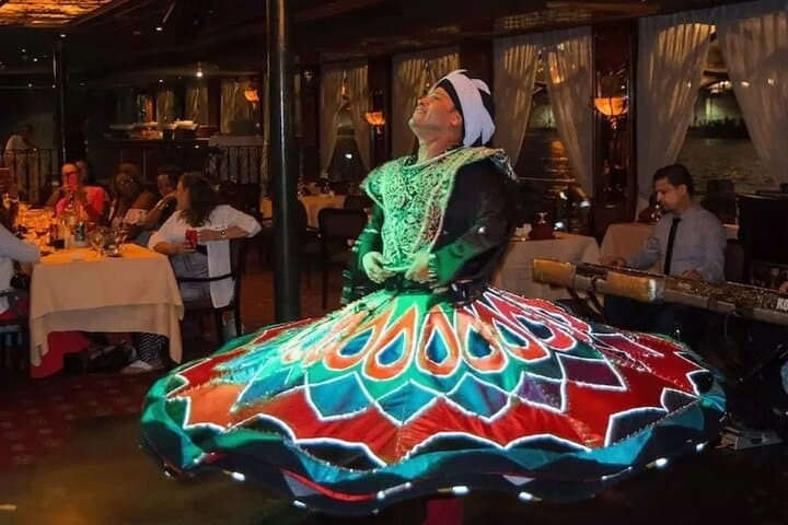 Nile Dinner Cruise in Cairo: VIP Sunset Cruise with Belly Dancer & Live Show