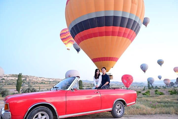 Classic Car Sunrise & Sunset in Cappadocia — Balloon Takeoff Photo Tour photo 4