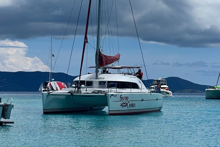 Half-Day Private Catamaran Charter from Red Hook — Snorkel, Swim & Beach Stops