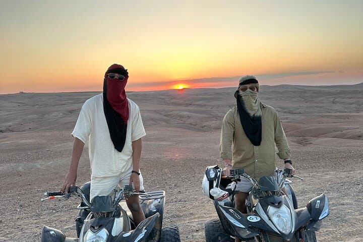 Agafay Desert Quad Sunset Ride & Starlit Berber Dinner