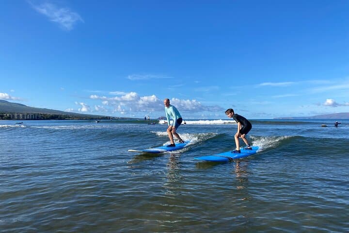 Family Surf Lessons at Kalama Park — Learn to Surf in Kihei, Maui photo 1