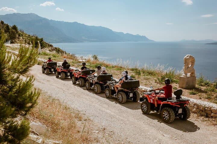 Omiš Quad Safari: 65 km Coast-to-Mountains ATV Adventure to Hidden Waterfalls