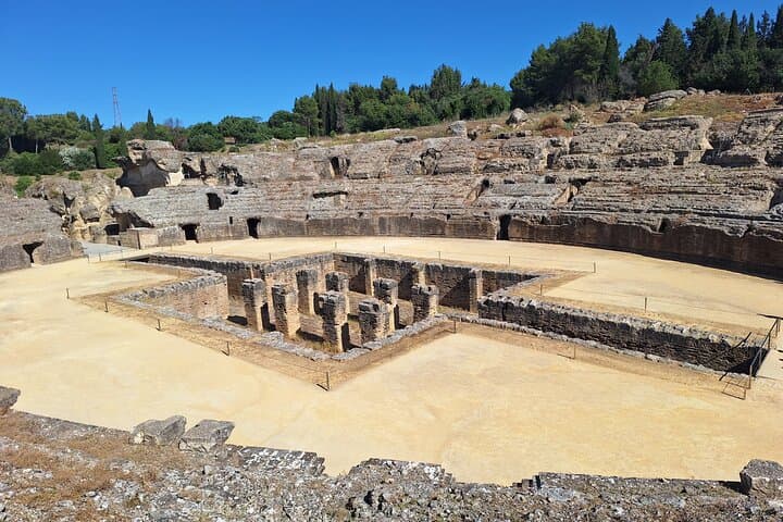 Explore Italica: Hadrian’s City, Amphitheatre & Mosaic Domus Guided Tour photo 1