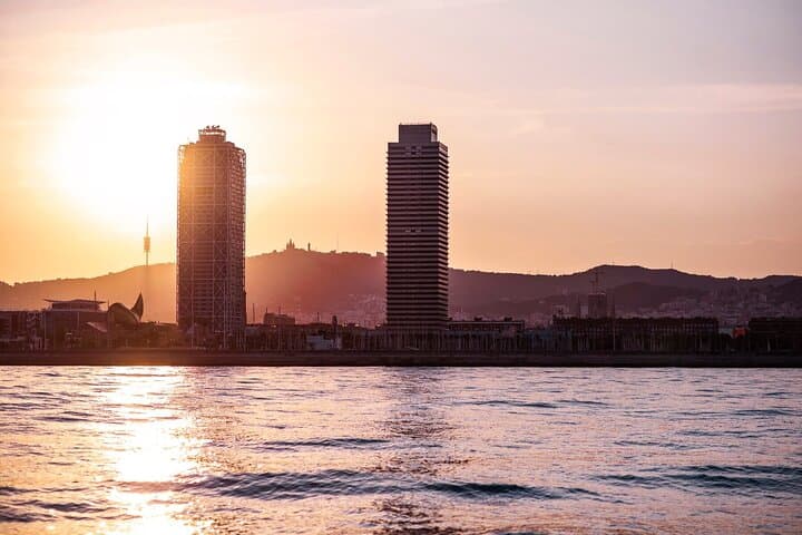 Sunset Eco-Catamaran Cruise in Barcelona: Live Music & Port Vell Views photo 2