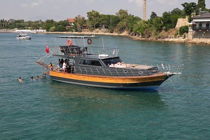 Private Boat Tour in Side — Manavgat River Swim, Coastal Lunch & Ancient Ruins photo 1