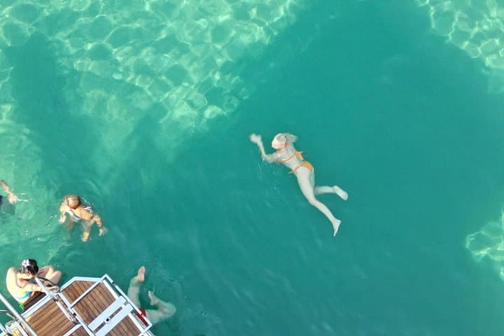 Private Boat Tour in Side — Manavgat River Swim, Coastal Lunch & Ancient Ruins photo 4
