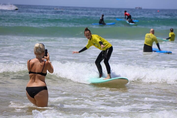 Albufeira Surf Lessons at Galé Beach — Learn to Surf with Wetsuit & Board Included photo 4