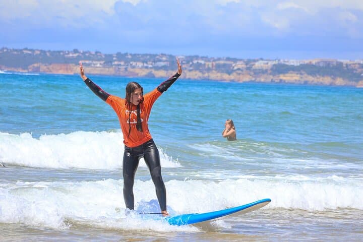 Albufeira Surf Lessons at Galé Beach — Learn to Surf with Wetsuit & Board Included photo 3