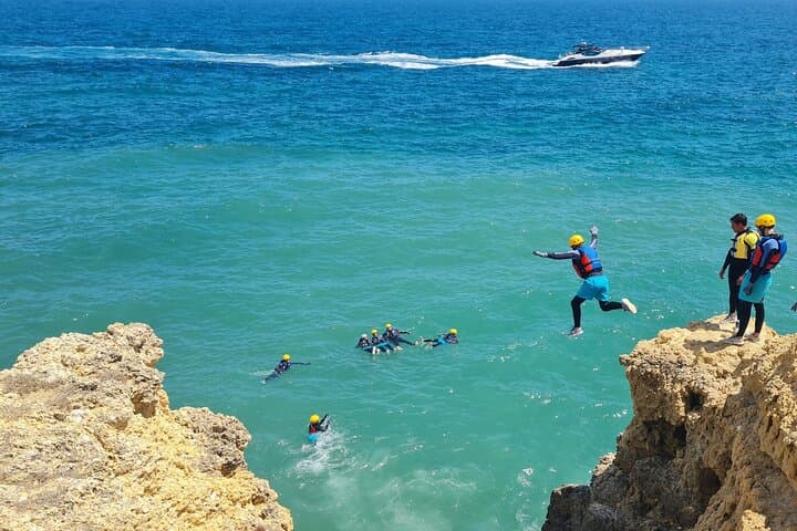 Coasteering and Cliff Jumping at São Rafael Beach — Albufeira Coastal Adventure