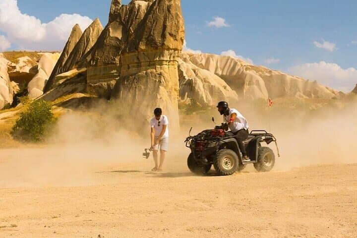 Sunset ATV Tour Through Cappadocia's Rose, Love & Kızılçukur Valleys photo 3