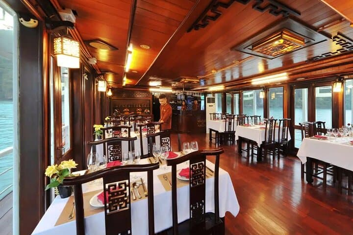Overnight Bai Tu Long Bay Cruise: Kayak, Thien Canh Son Cave & Sunset at Sea photo 5