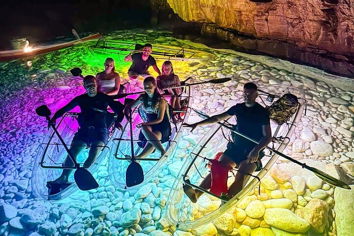 Pula Illuminated Transparent Kayak Tour at Valovine Beach