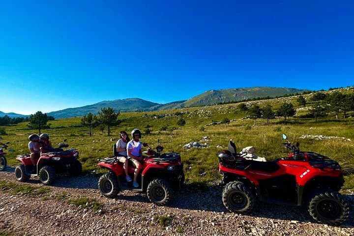 ATV Quad Tour from Split: Kamešnica Ridges, River Pools and a Dalmatian Swim
