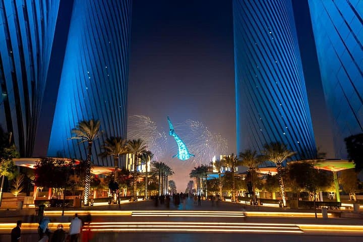 Doha Night City Lights Tour & Arabian Dhow Dhow Cruise — Evening Skyline and Souq Experience photo 1