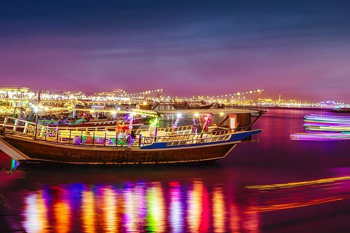 Doha Night City Lights Tour & Arabian Dhow Dhow Cruise — Evening Skyline and Souq Experience photo 4