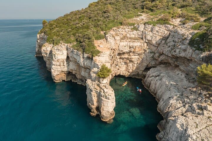 Pula Blue Cave and Cliffs Kayak Tour — Sea Caves, Snorkeling & Islands photo 4
