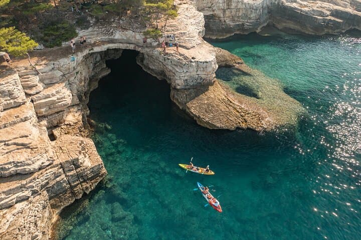 Pula Blue Cave and Cliffs Kayak Tour — Sea Caves, Snorkeling & Islands photo 5