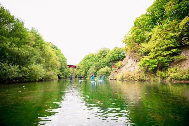 SUP on the Toyohira River: Private Paddle from Jozankei Onsen photo 3