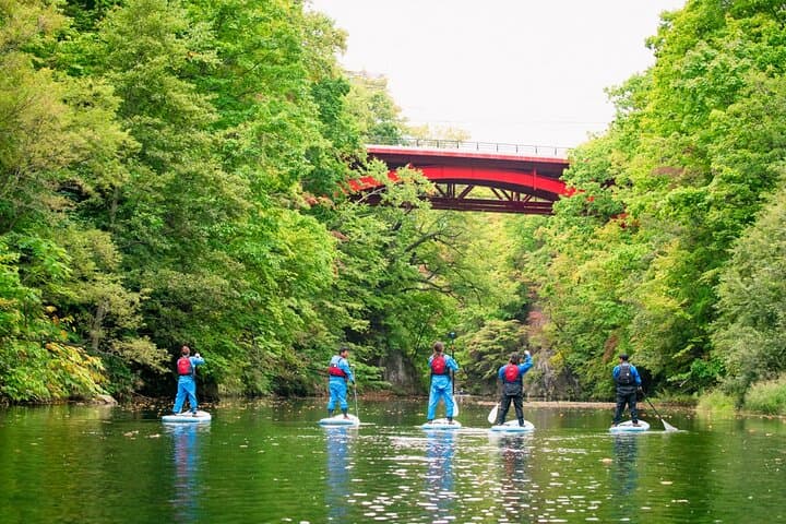 SUP on the Toyohira River: Private Paddle from Jozankei Onsen photo 4