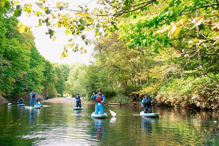 SUP on the Toyohira River: Private Paddle from Jozankei Onsen photo 5