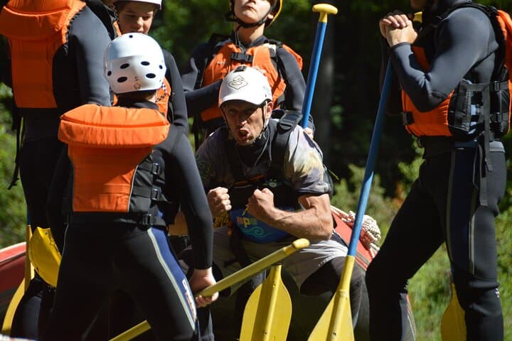 Family Rafting on the Inn River — Engadin, Switzerland photo 2