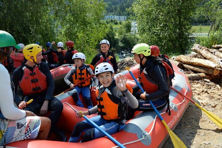 Family Rafting on the Inn River — Engadin, Switzerland photo 3