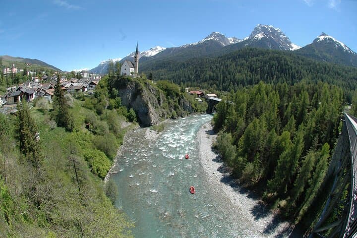 Family Rafting on the Inn River — Engadin, Switzerland photo 5