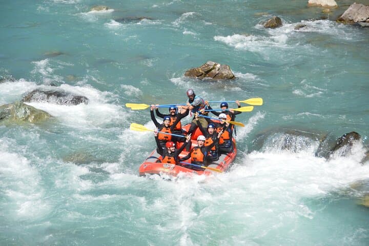 Inn River Whitewater Rafting in Engadin — Scuol Gorge 9km Adventure