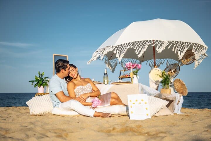 Private Sunset Picnic at Platja del Bogatell — Romantic Dates in Barcelona