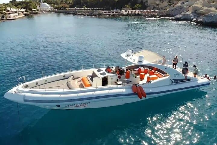 Rhodes Boat Trip to Kalithea, Anthony Quinn & Traganou — 4-Hour Powerboat Excursion photo 5