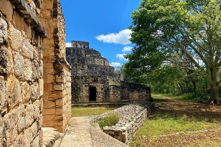 Ek Balam & Cenote Xcanché Day Trip from Valladolid — Ruins, Swim & Colonial Streets