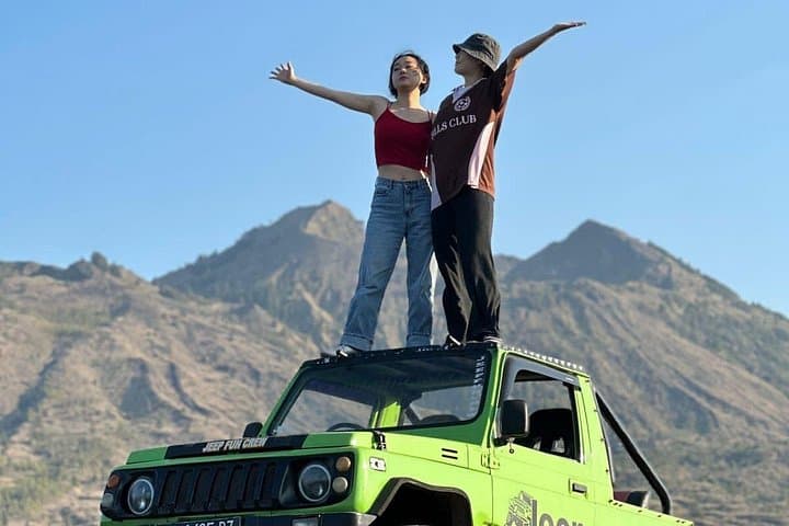 Mount Batur Jeep Sunrise Tour: Black Lava Fields & Batur Hot Springs photo 4