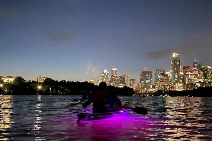 Austin Night Clear Kayaking: Glow Tour on Lady Bird Lake photo 5