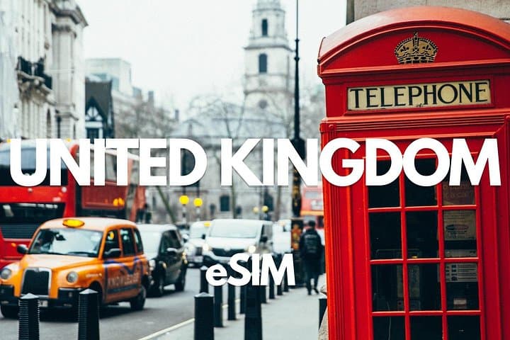UK eSIM Data Plans — 0.5GB/day to 50GB for 30 Days (Instant Delivery) photo 1