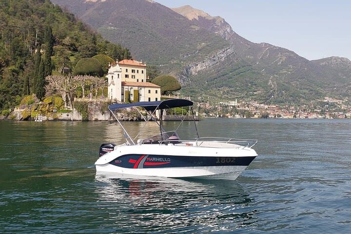 License-Free Self-Drive Boat Rental on Lake Como from Lezzeno (2–8 hrs) photo 1