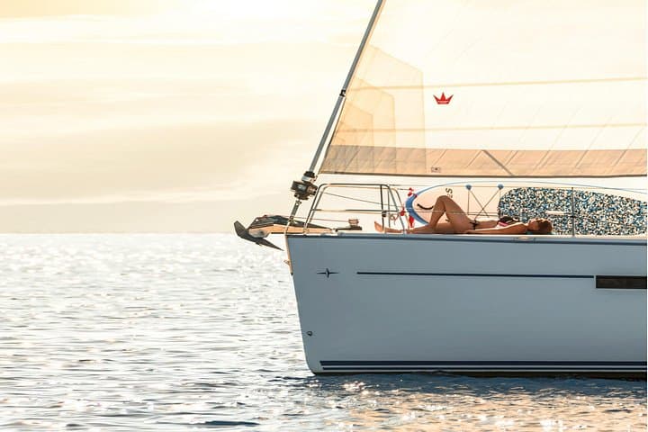 Sail to Dia Island from Heraklion — SUP, Snorkel and Seafood Lunch aboard a Bavaria 51 photo 1